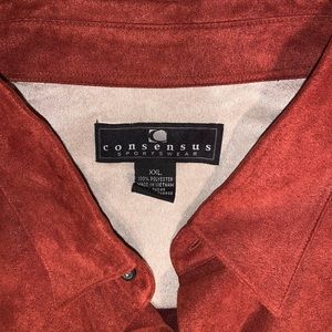 Consensus Burnt Orange Button Down